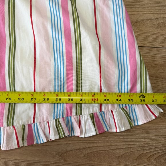 NWOT Hill House The Genevieve Nap Dress Size Medium Rainbow Stripe Cotton Medium - Picture 6 of 15